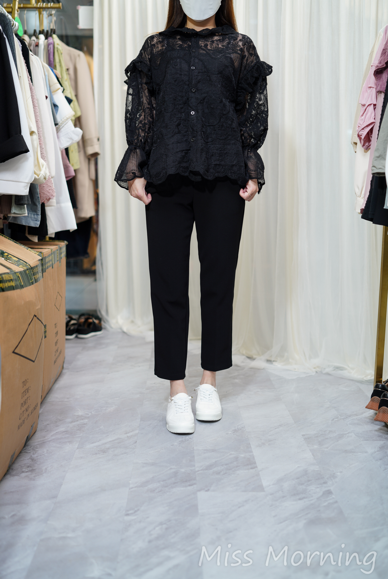 全刺繡華麗一套2件(14139)