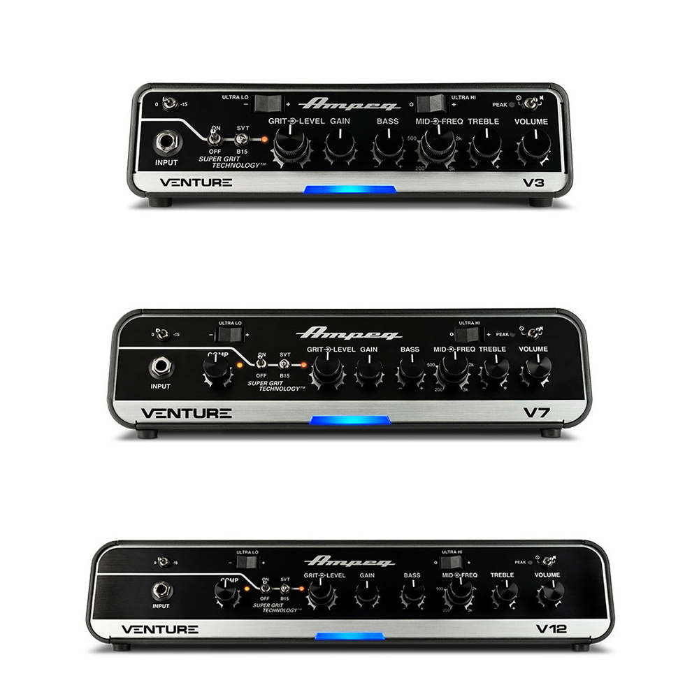 Ampeg Ampeg / Venture系列 電貝斯音箱頭 (V3 / V7 / V12) — 三峽吉他 / Bass
