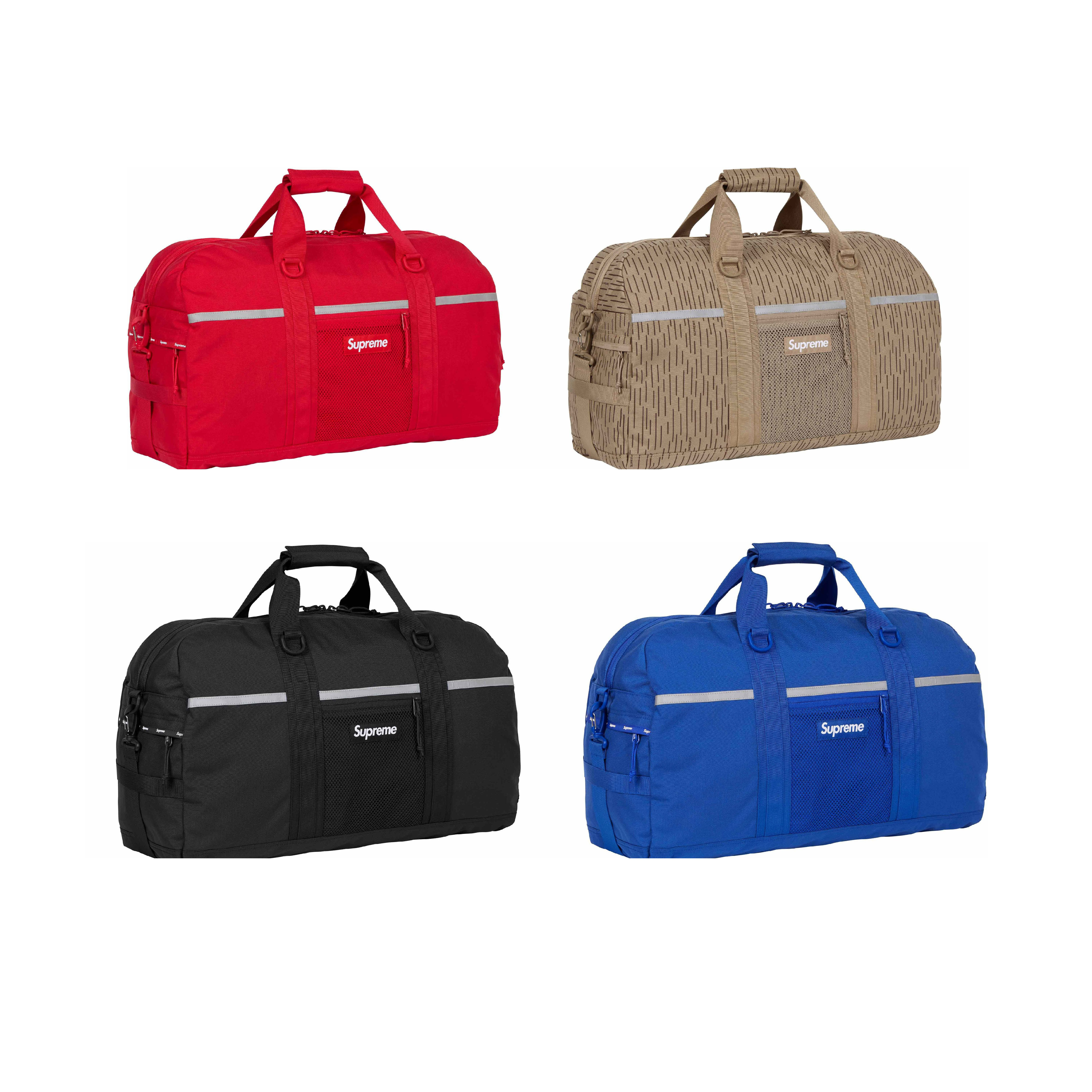 2024AW SUPREME DUFFLE BAG 波士頓包 手提包 旅行袋 3M 反光 現貨