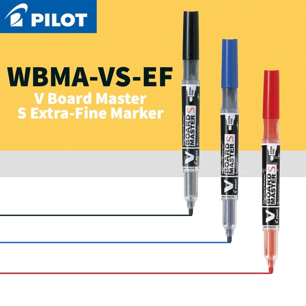 Pilot 有刷可換芯白板筆 V Board Master S (BeGreen) WBMEM-VS-EF-BG