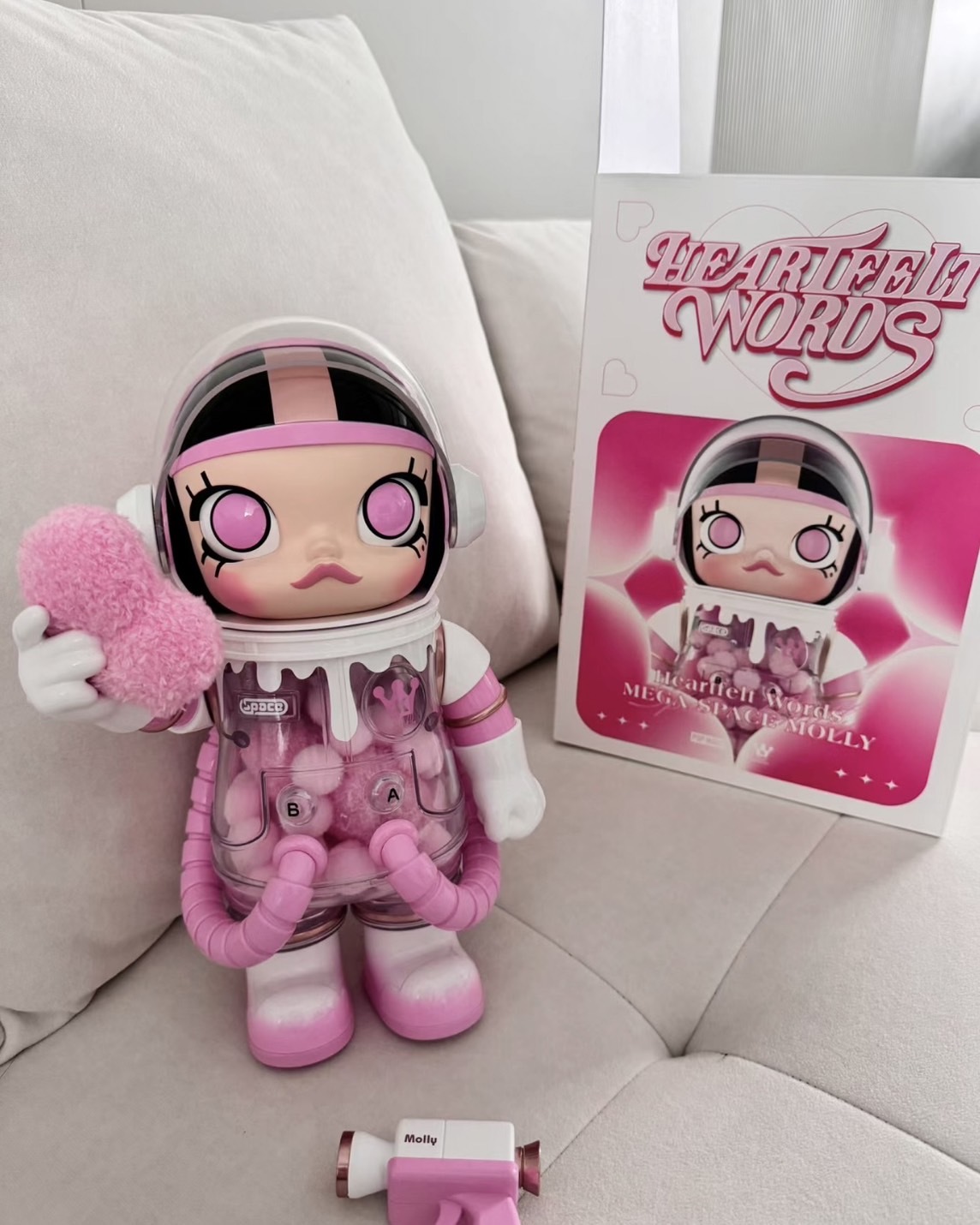 <官方正版授權>POPMART泡泡瑪特 SPACE MOLLY 心語 400% 1000%