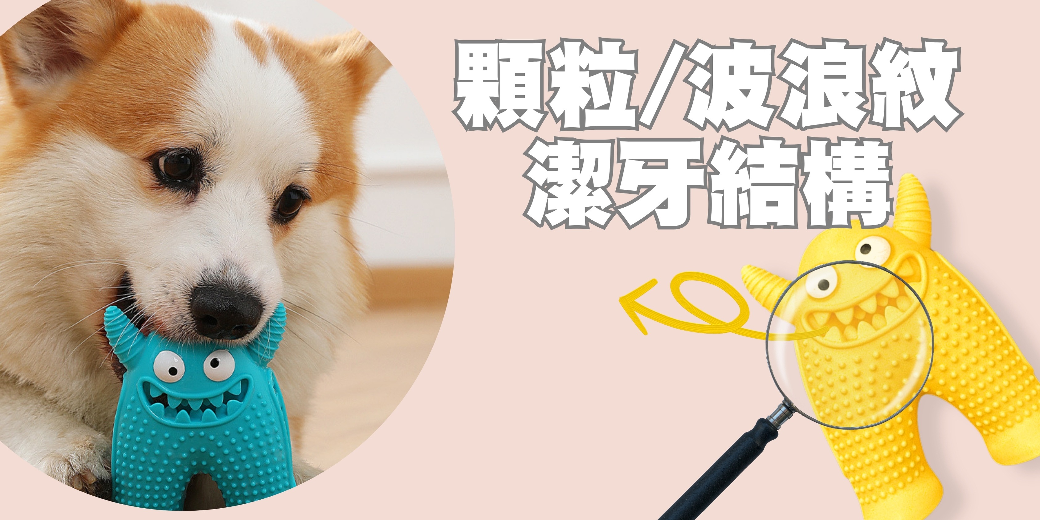 潔牙效果寵物玩具