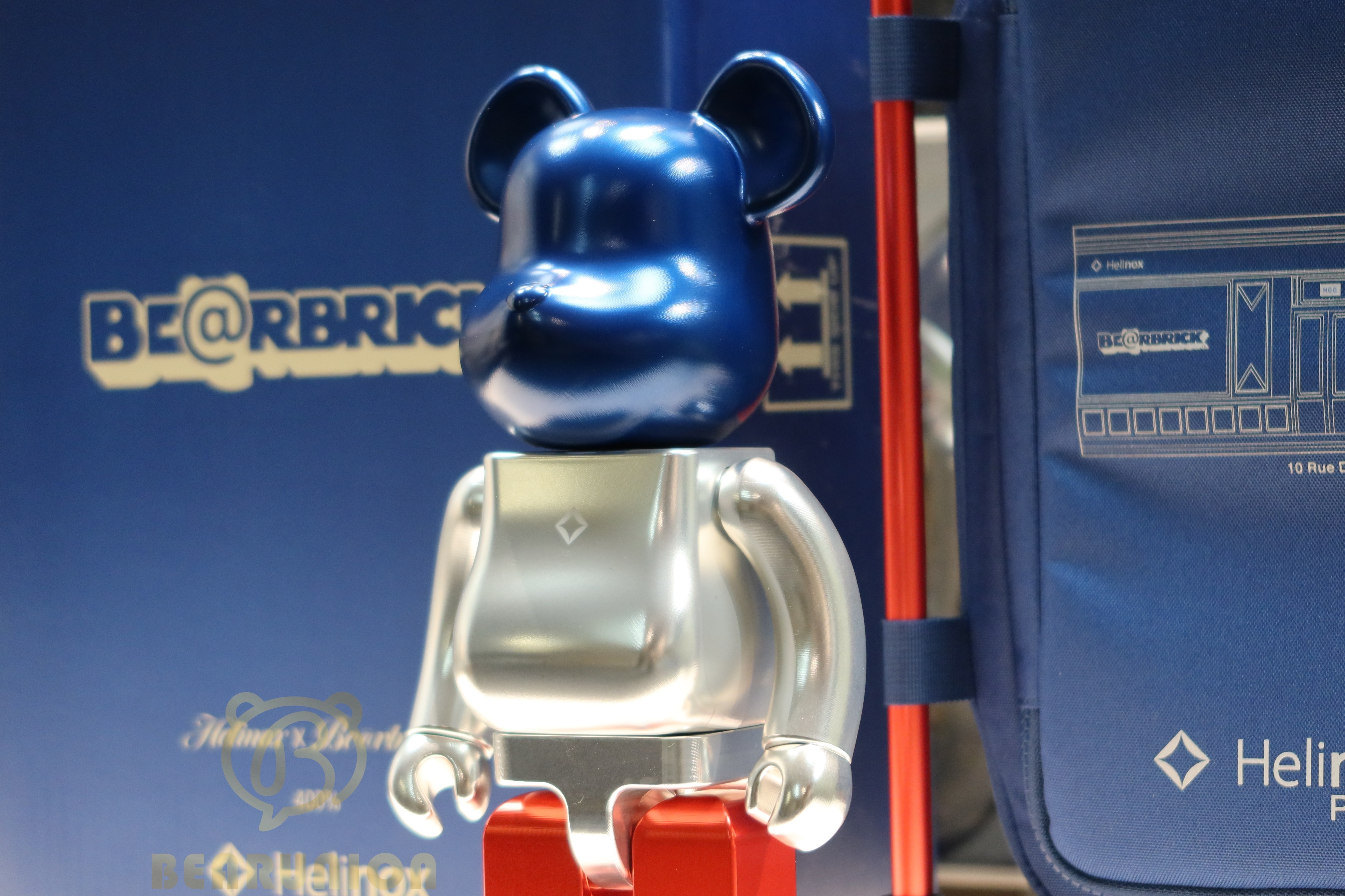 BE@RBRICK - BE@RBRICK Helinox X Edition One 400％ BE@RBRICK Helinox X BE@RBRICK Edition One 400％｜MEDICOM TOY