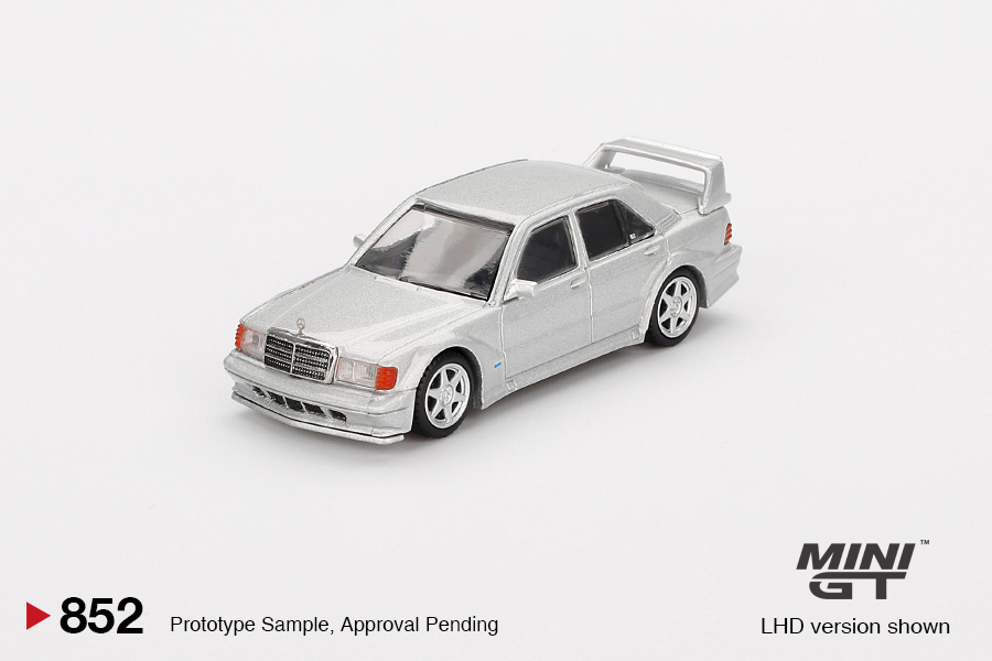 【預訂】Mini GT #852 Mercedes-Benz 190E 2.5-16 Evolution II Astral Silver