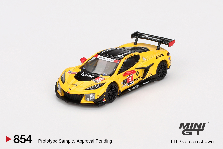 【預訂】Mini GT #854 Chevrolet Corvette Z06 GT3.R #3 Corvette Racing by Pratt Miller Motorsports 2024 IMSA Daytona 24 Hrs