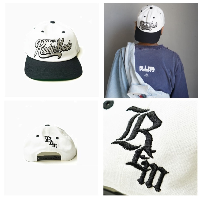 READYMADE 2024 A/W TWO TONE CAP WHITE - PRE ORDER ITEM (預訂中)