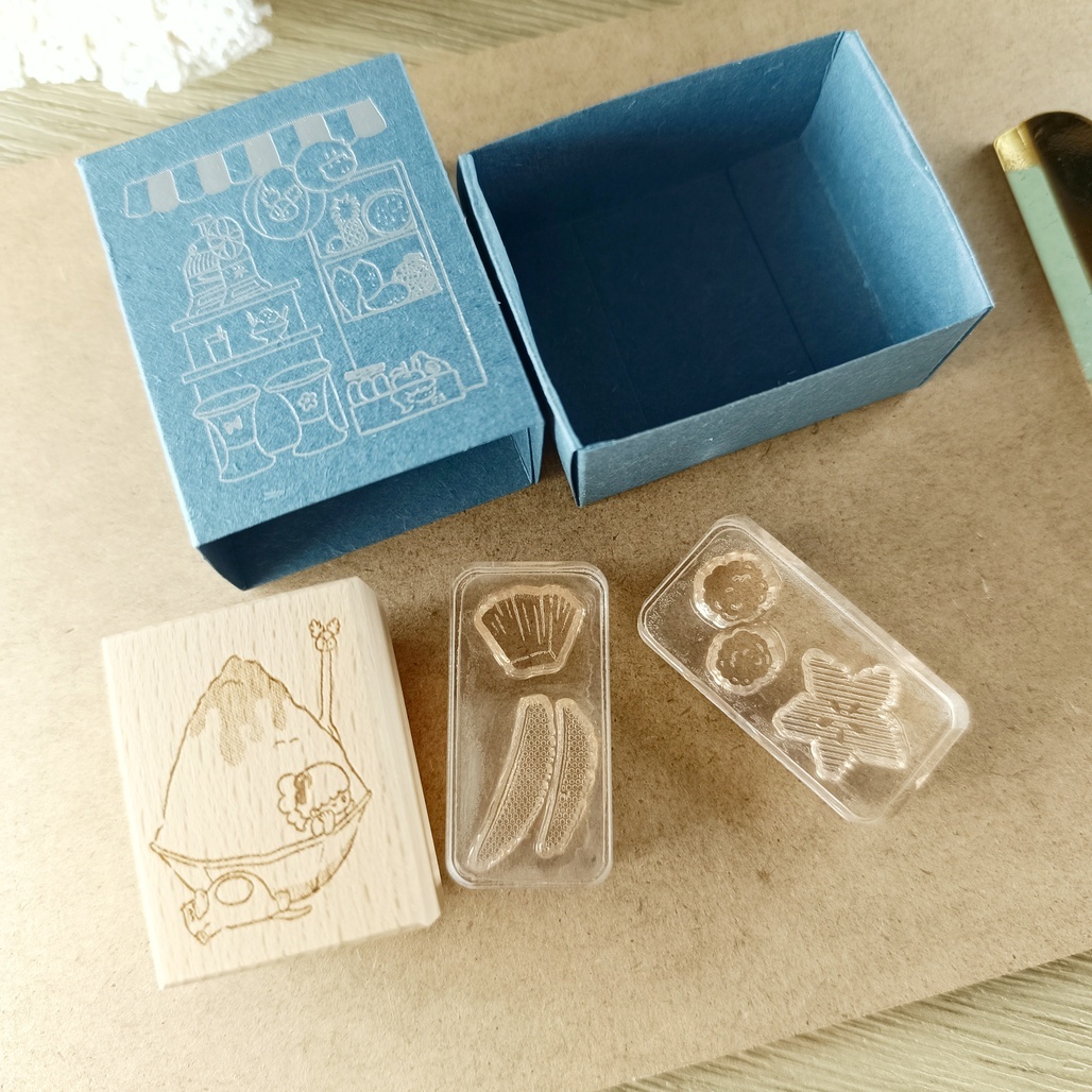 fafa製造所．四果冰 膠板印章組