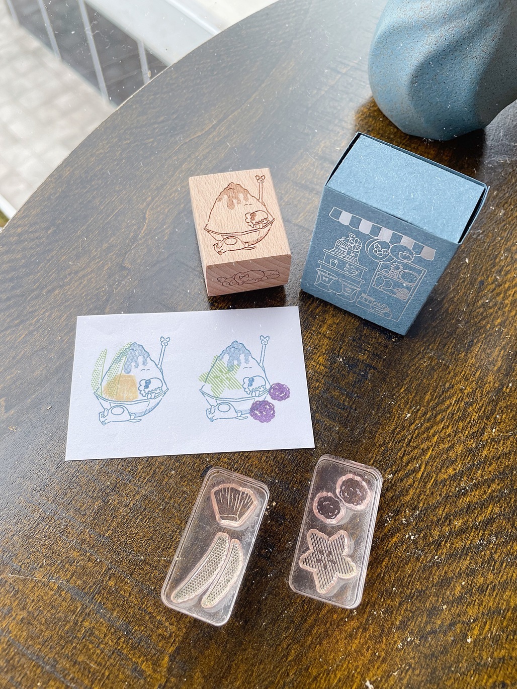 fafa製造所．四果冰 膠板印章組