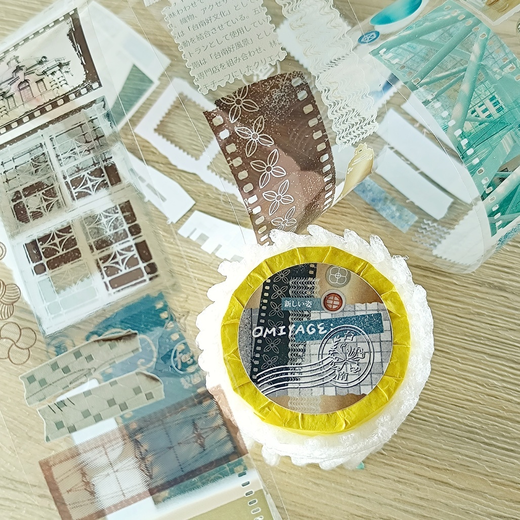 fafa製造所．Omiyage 台南 5cm亮面PET膠帶 <整捲/分裝>