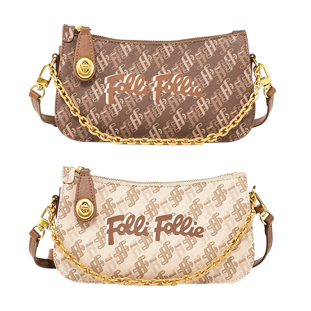 【Folli Follie 芙麗芙麗】 SB23PYP020GR SB23PYP020WH 復古 肩背 手提