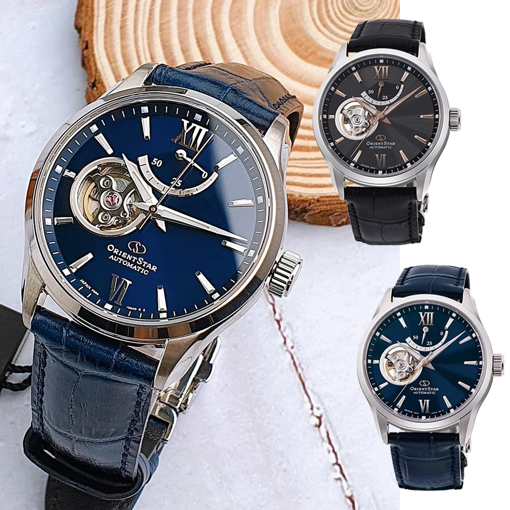 【ORIENT 東方】Open Heart 放開心靈系列 RE-AT0006L/RE-AT0007N 鏤空機械