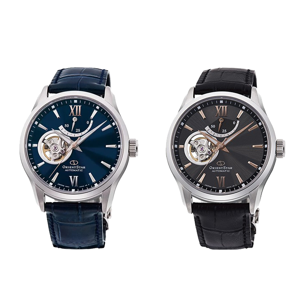 【ORIENT 東方】Open Heart 放開心靈系列 RE-AT0006L/RE-AT0007N 鏤空機械