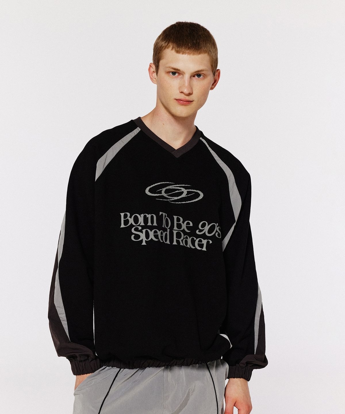 【1993studio】24FW★ Speed Racer Raglan Sweatshirt MUSINSA | 1993STUDIO Speed Racer Reglan Sweatshirt_Black