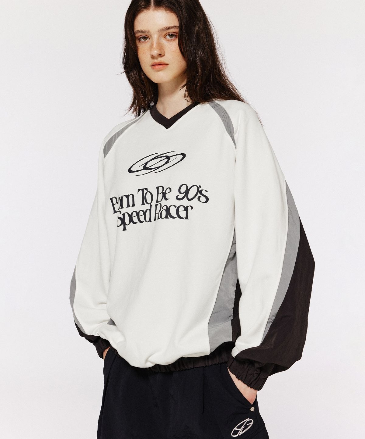 ★1993studio★90'S RAGLAN SWEATSHIRT 1993STUDIO) AHYEON同款! SPEED RACER RAGLAN SWEATSHIRT |