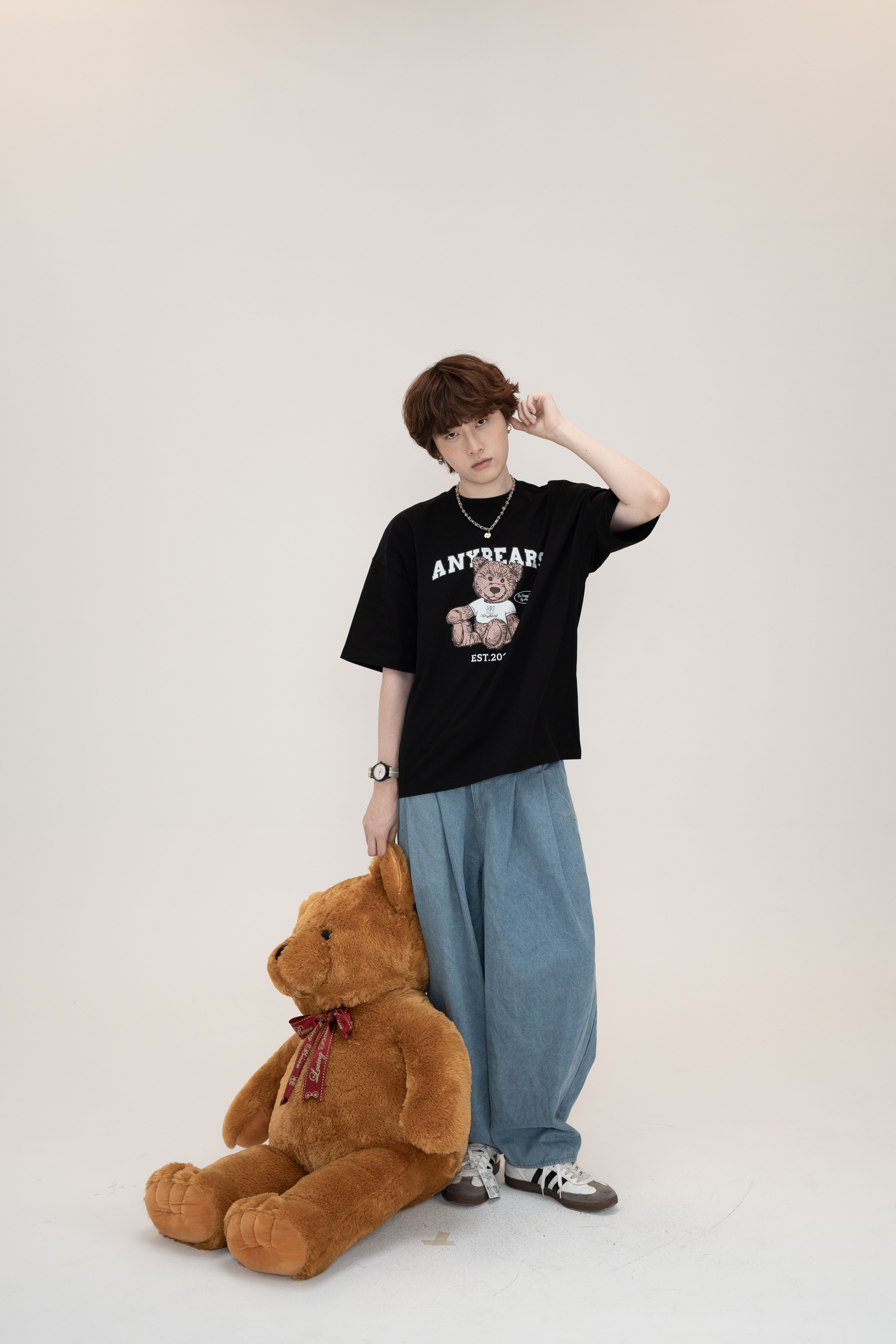 ANYBEARS®Bear Wears BEAR 熊穿熊短Tee