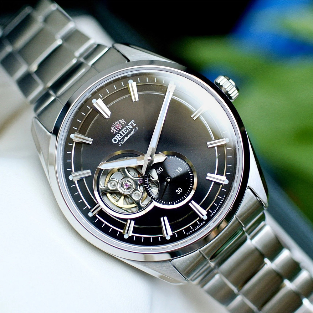 (預購)【ORIENT東方】 Open Heart放開心靈系列 RN-AR0001B 雙面 鏤空 日本製造 機械 腕錶