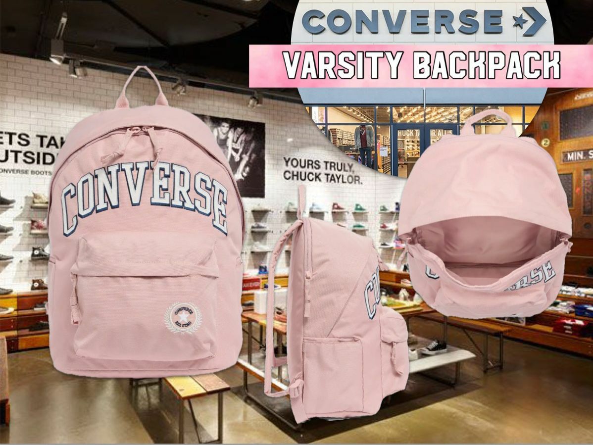 【預購】Converse G091654 粉紅色Varsity Backpack
