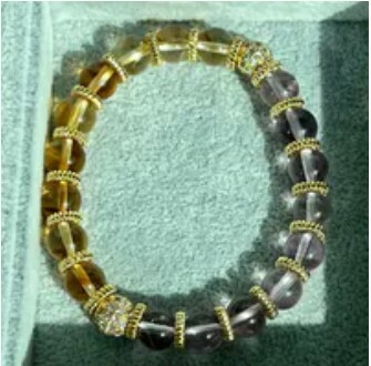 [S] GEMZ & CO ZBA CUSTOMISED BRACELET, AMETHYST AND CITRINE D2, Y79 (Y79)