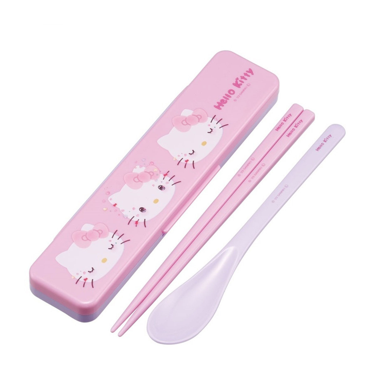 日本品牌 Skater Hello Kitty 18cm筷子及更套裝 -CCS3SAAG