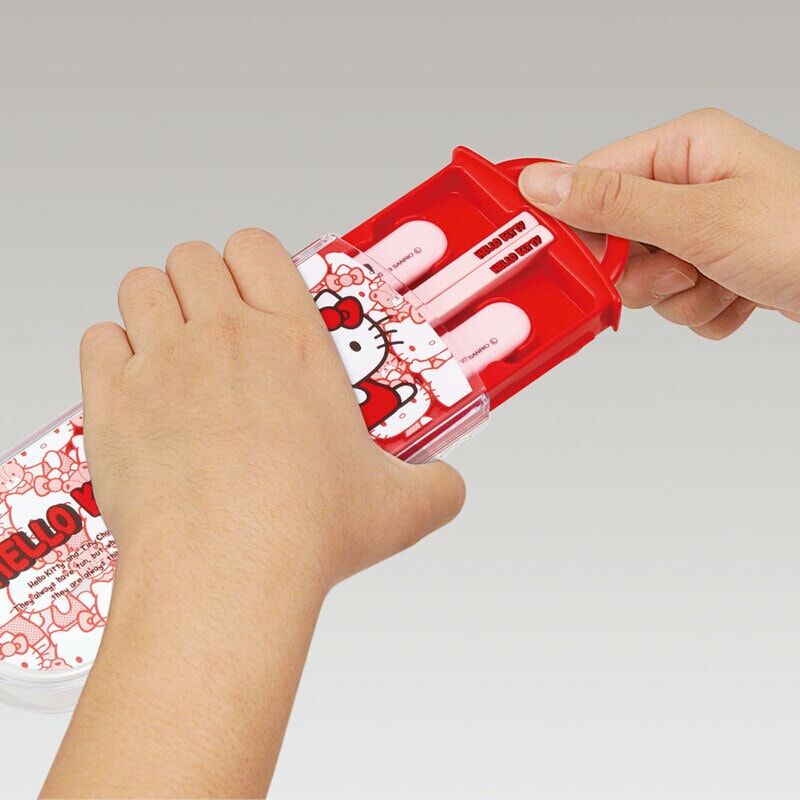 日本品牌 Skater Hello Kitty 筷子及更叉連盒 -TACC2AG