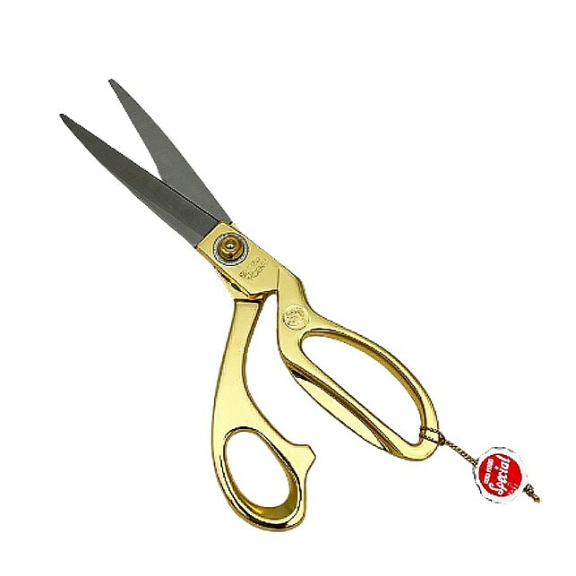 ＊中崙五金【附發票】 金鳳剪刀 240mm 裁縫剪刀 (紫盒) 裁布剪 金色剪刀 開幕剪刀 拼布 台灣製