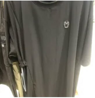 [S] LIFEWORK RADOG OVERSIZE T-SHIRT DRESS,BLACK, LW242OP882140 (SLW495)