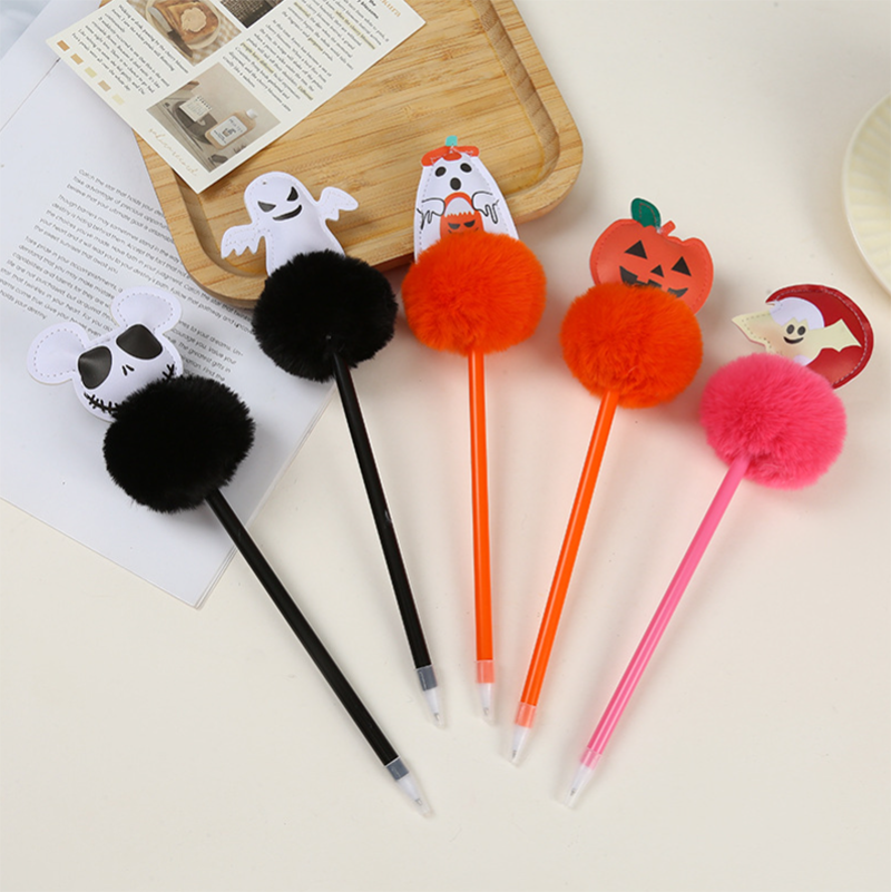 萬聖節毛球原子筆萬 HW237