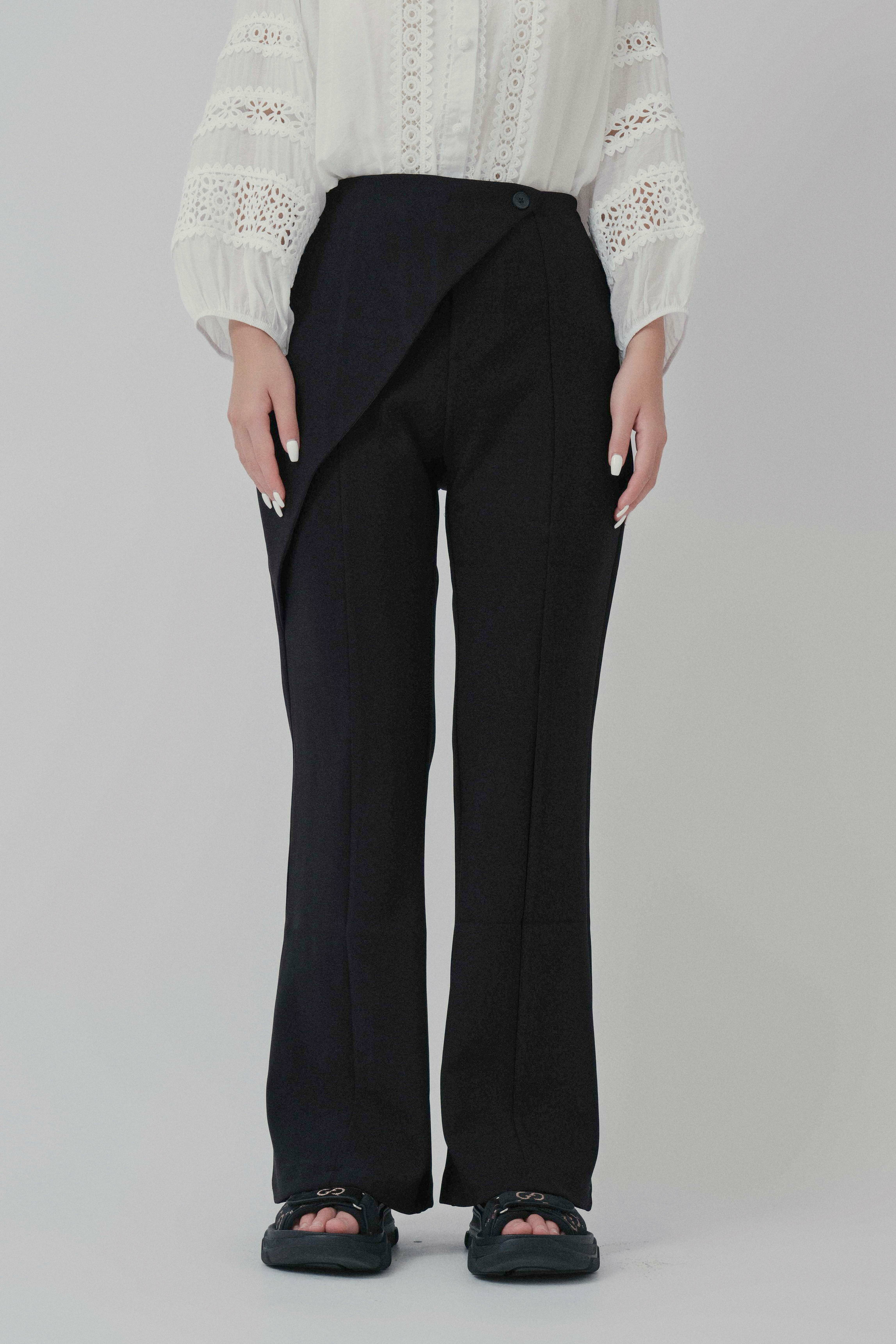 三角腰冚布小喇叭褲（現貨款式）