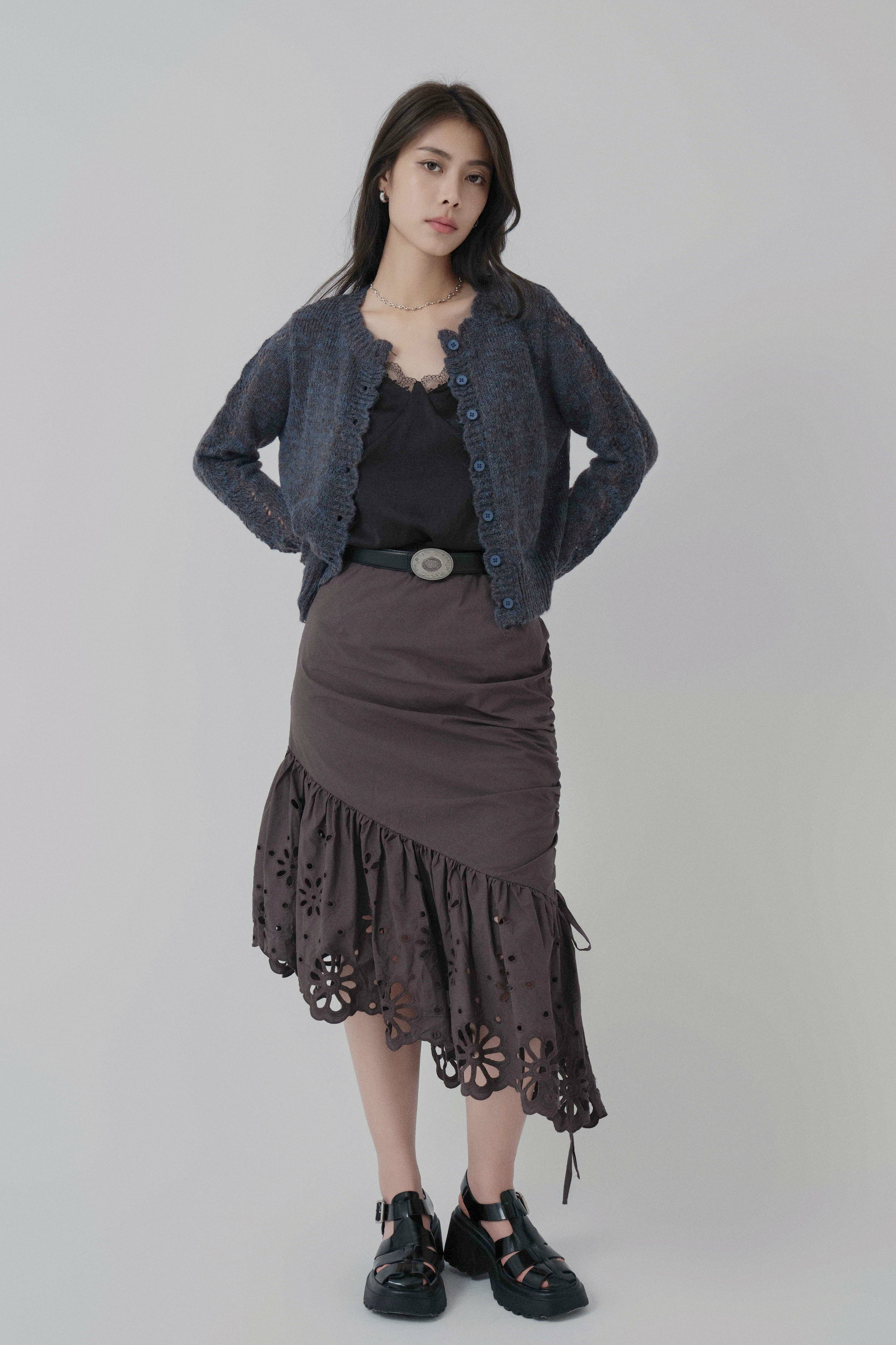 內衣款蕾絲邊色丁背心（現貨款式）