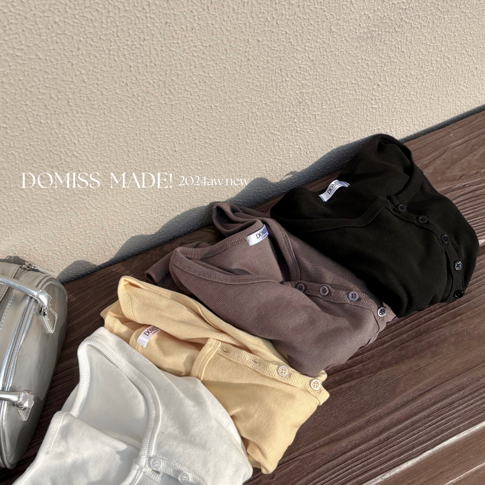 自訂-短版修身排釦長袖外套-4色 棉質短版外套 (現貨)