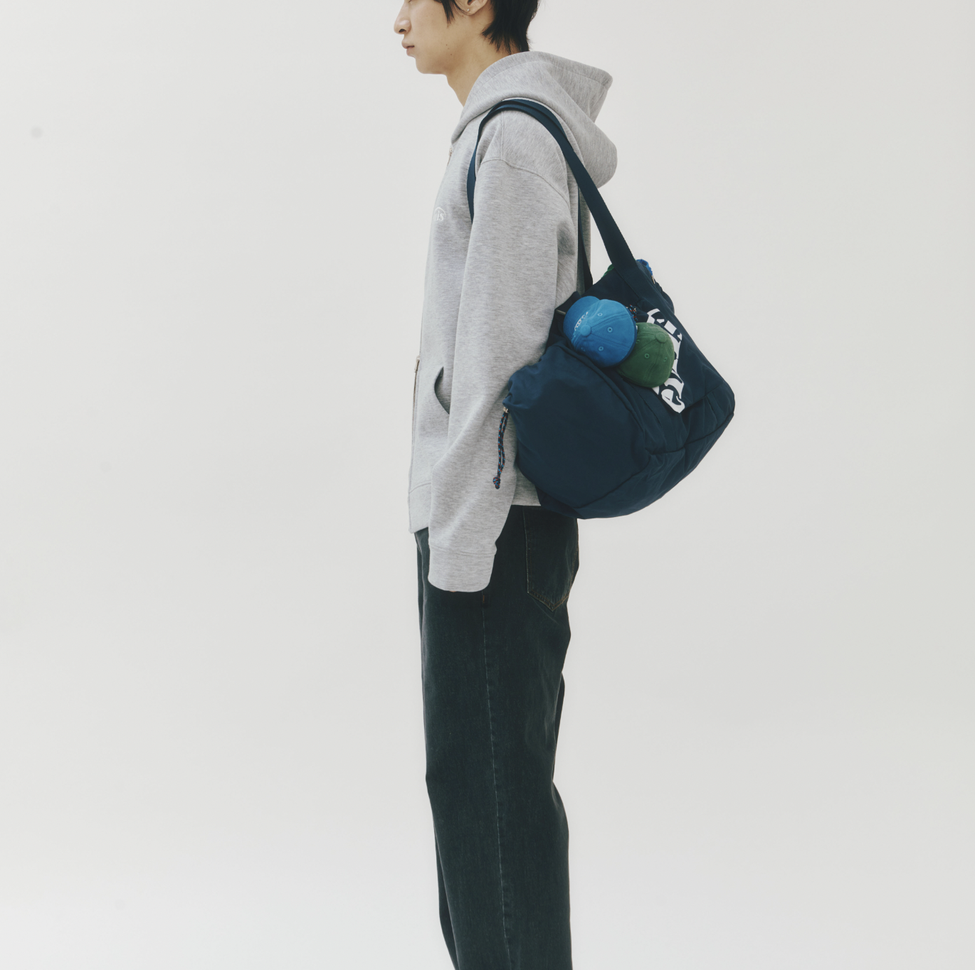 ショルダーバッグ・ポシェット EMIS PACKABLE NYLON TOTE BAGCREAM m1037_1334617 PACKABLE NYLON TOTE BAG-CREAM - EMIS