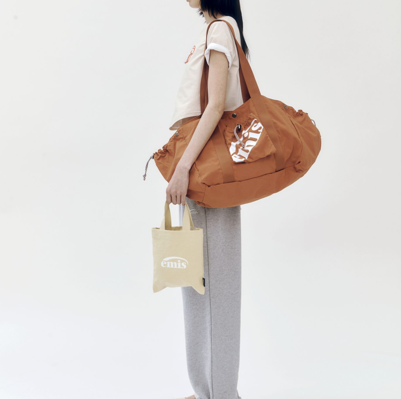 韓國EMIS PACKABLE NYLON TOTE BAG