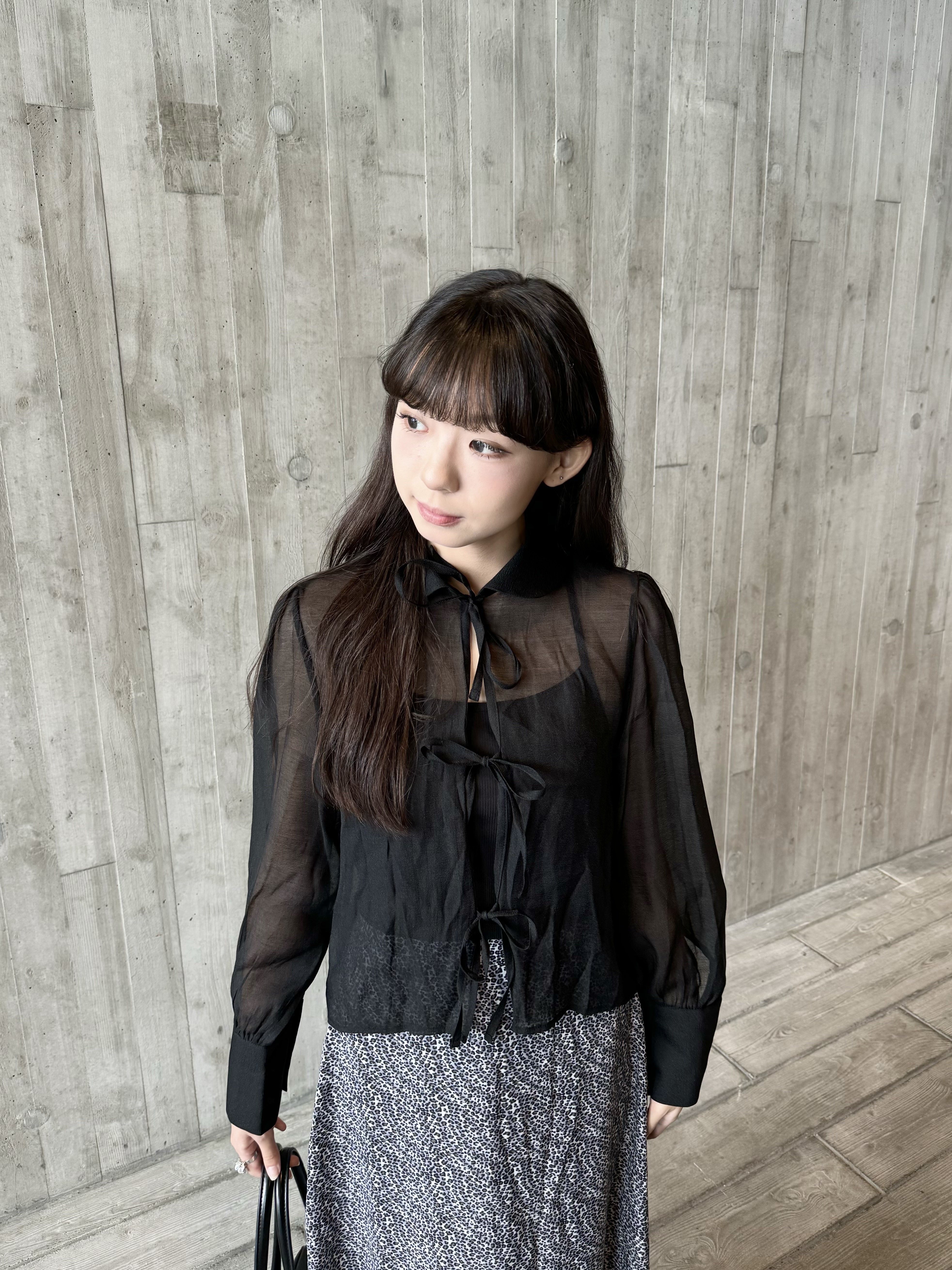 娃娃領透明感恤