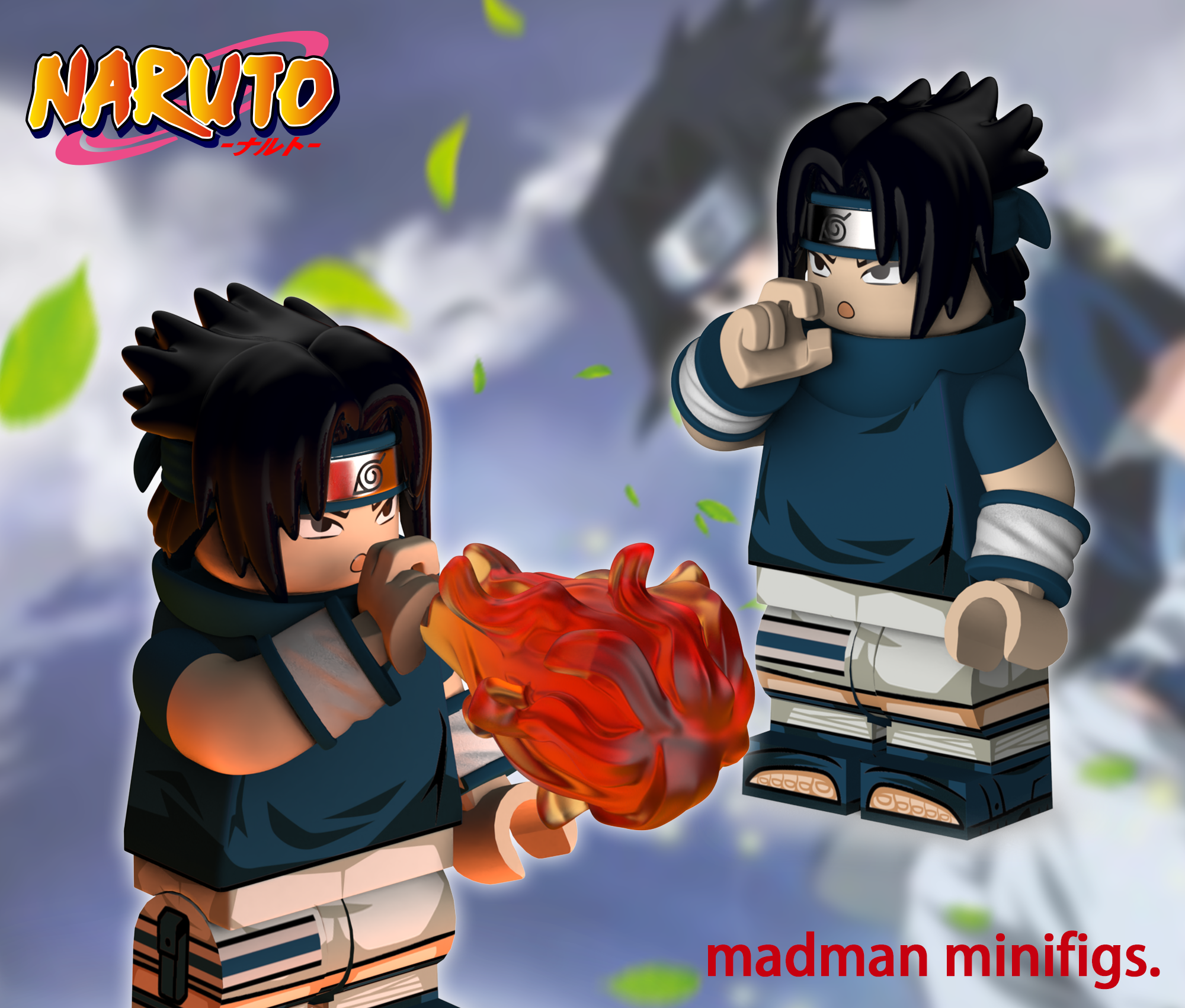 [Madman Minifigs][Preorder] Uchiha Sasuke [UVprinted]