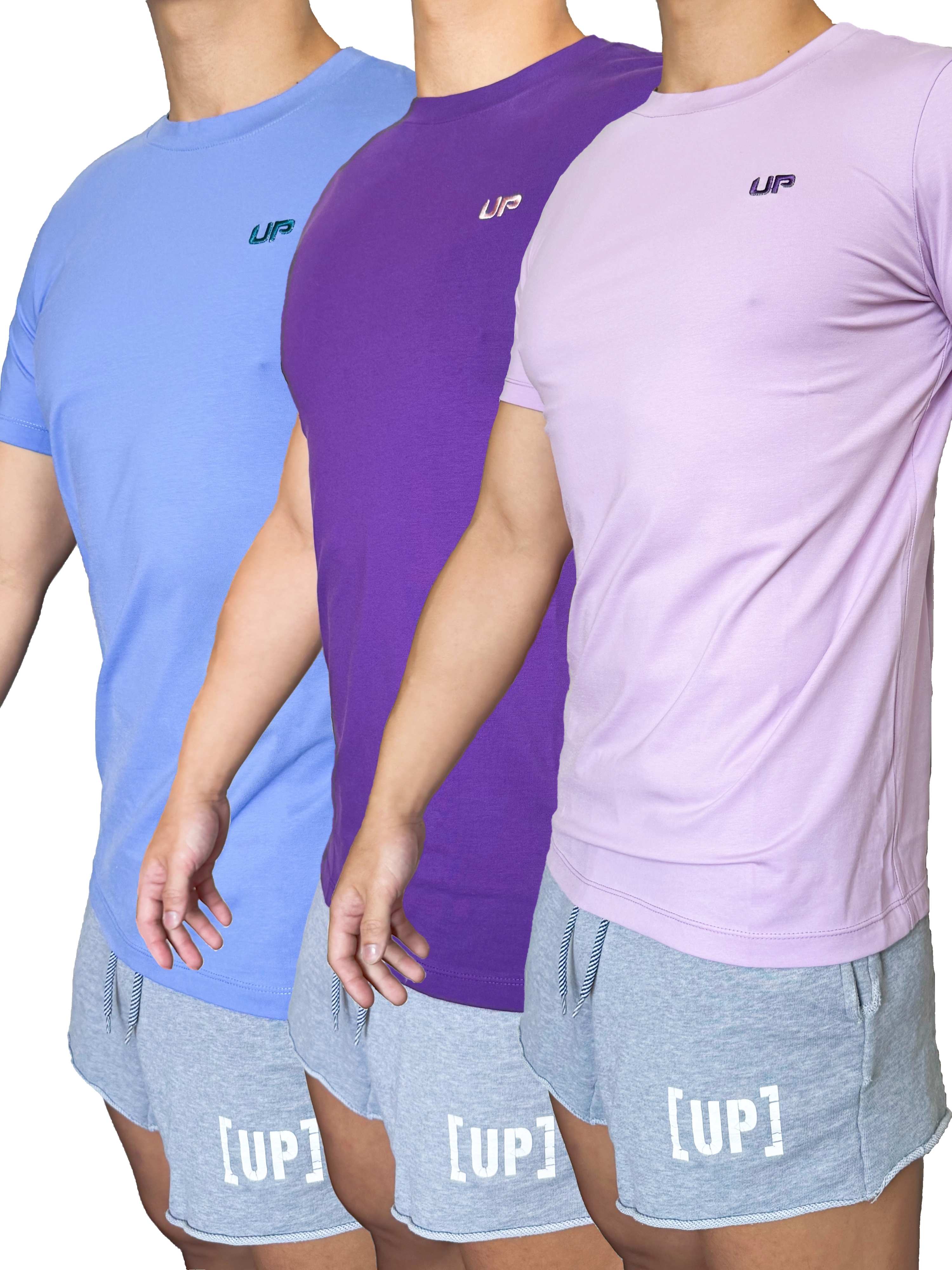 Comfort T恤 3件超值套裝 - 紫羅蘭/淡紫/紫藍