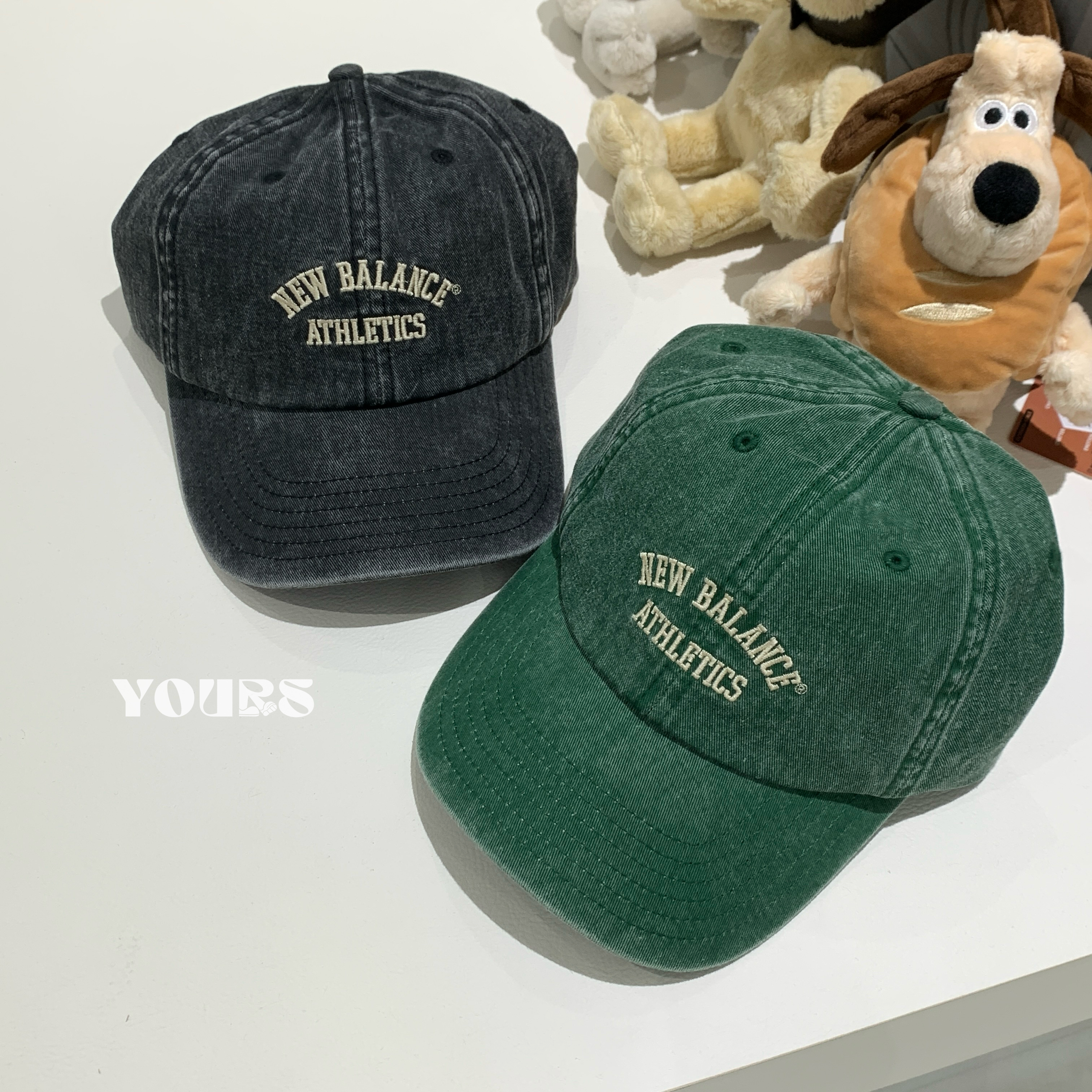 NEW BALANCE 美式刺繡水洗帽（2colors）