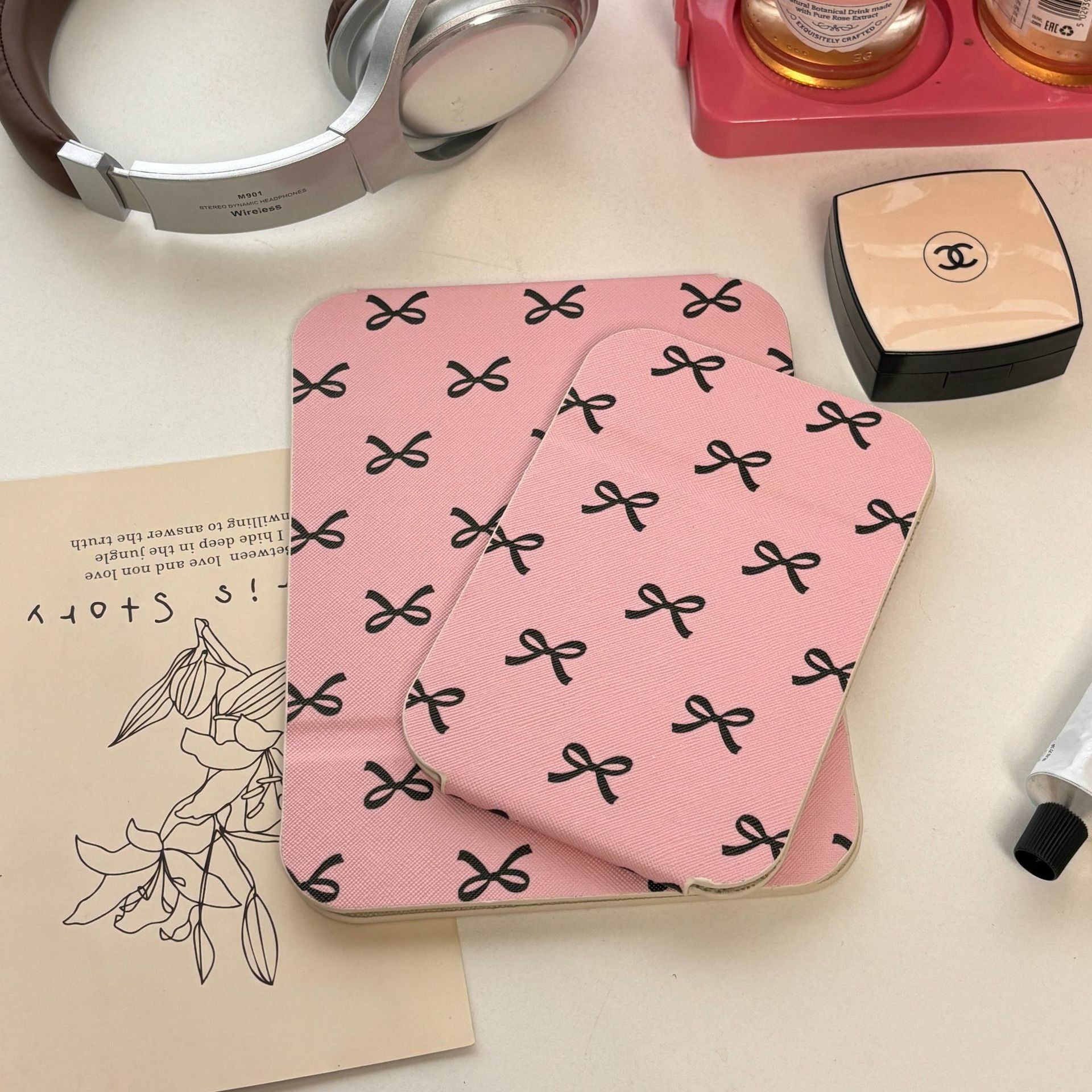 《4797》甜美粉色蝴蝶结隨身鏡