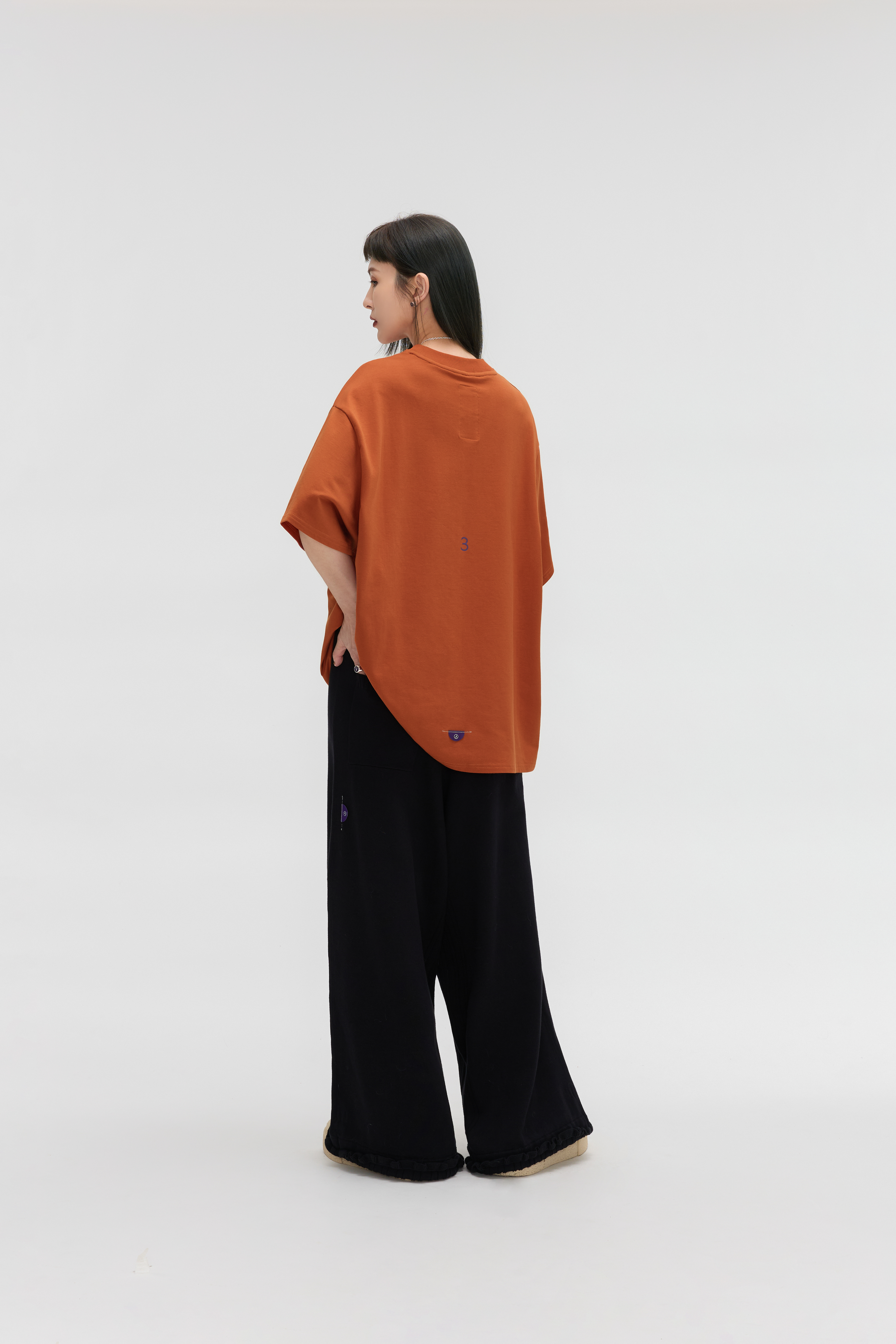 Double-Layered Waist Trousers｜Black