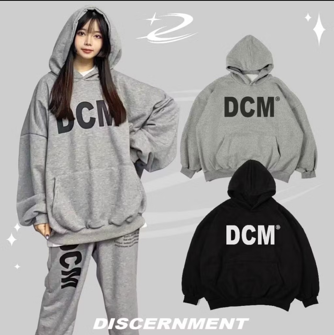 (GOAL) DCM 寬袖 寬鬆 落肩 帽TEE