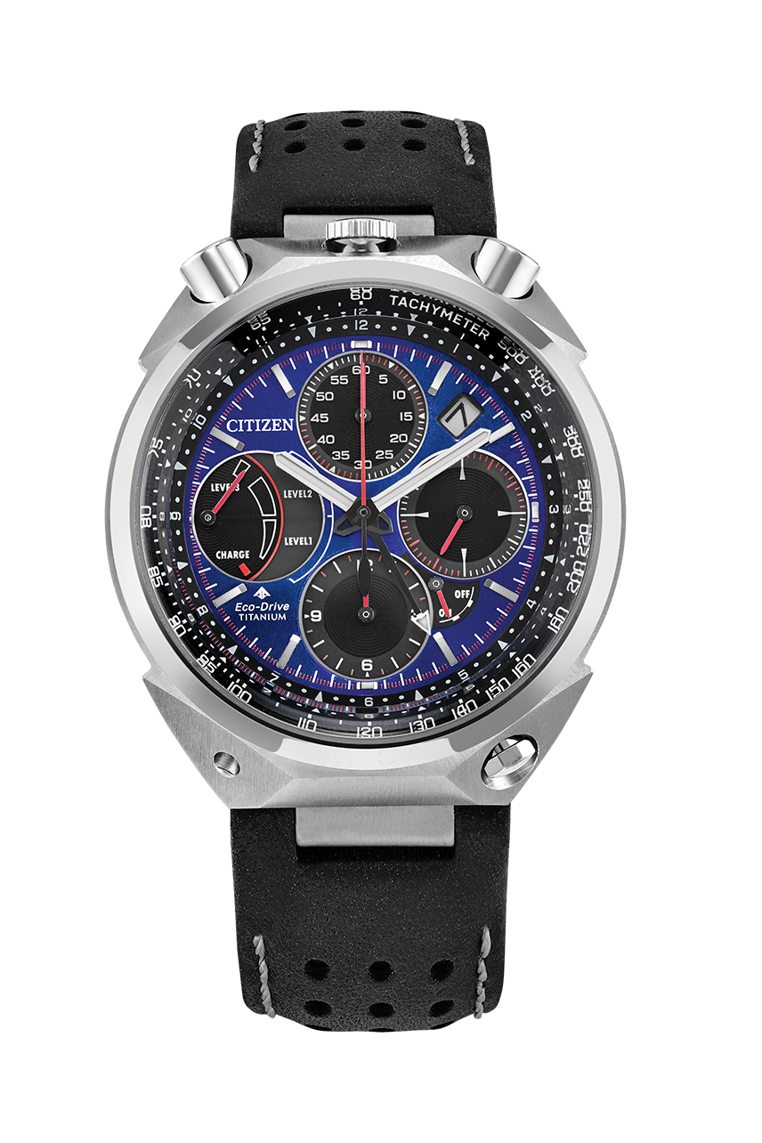 Citizen 星辰 Promaster AV0088-01L Eco-Drive Tsuno Chrono Racer Blue Dial Limited 2500 藍色錶盤鈦金屬皮帶 光動能男士手錶
