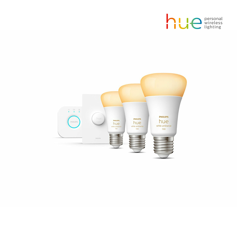 Hue E27 White Ambiance Starter Kit (11W)