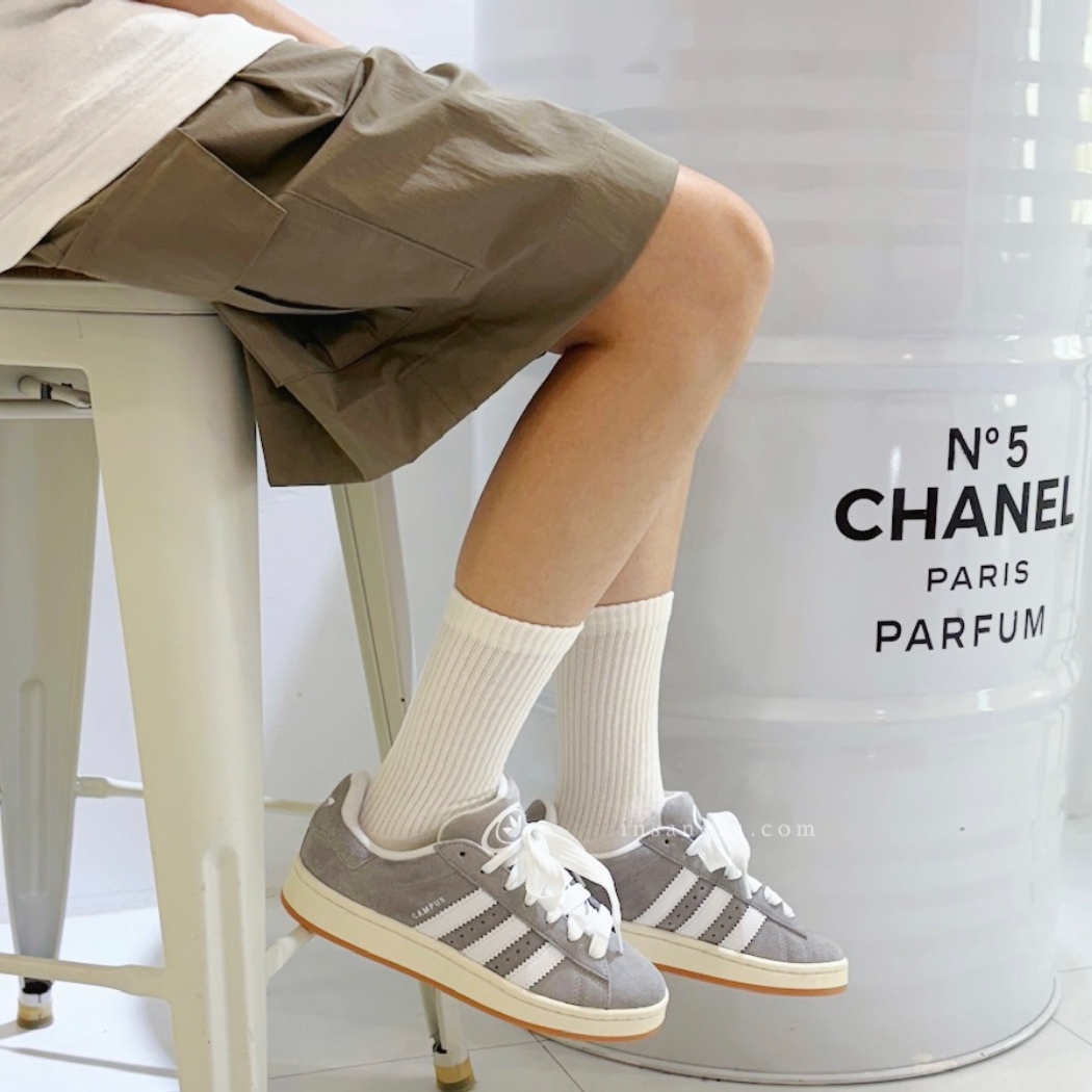 ADIDAS CAMPUS 00S 麂皮 奶油底 灰白 男女 休閒鞋 經典 復古 ORIGINALS  HQ8707