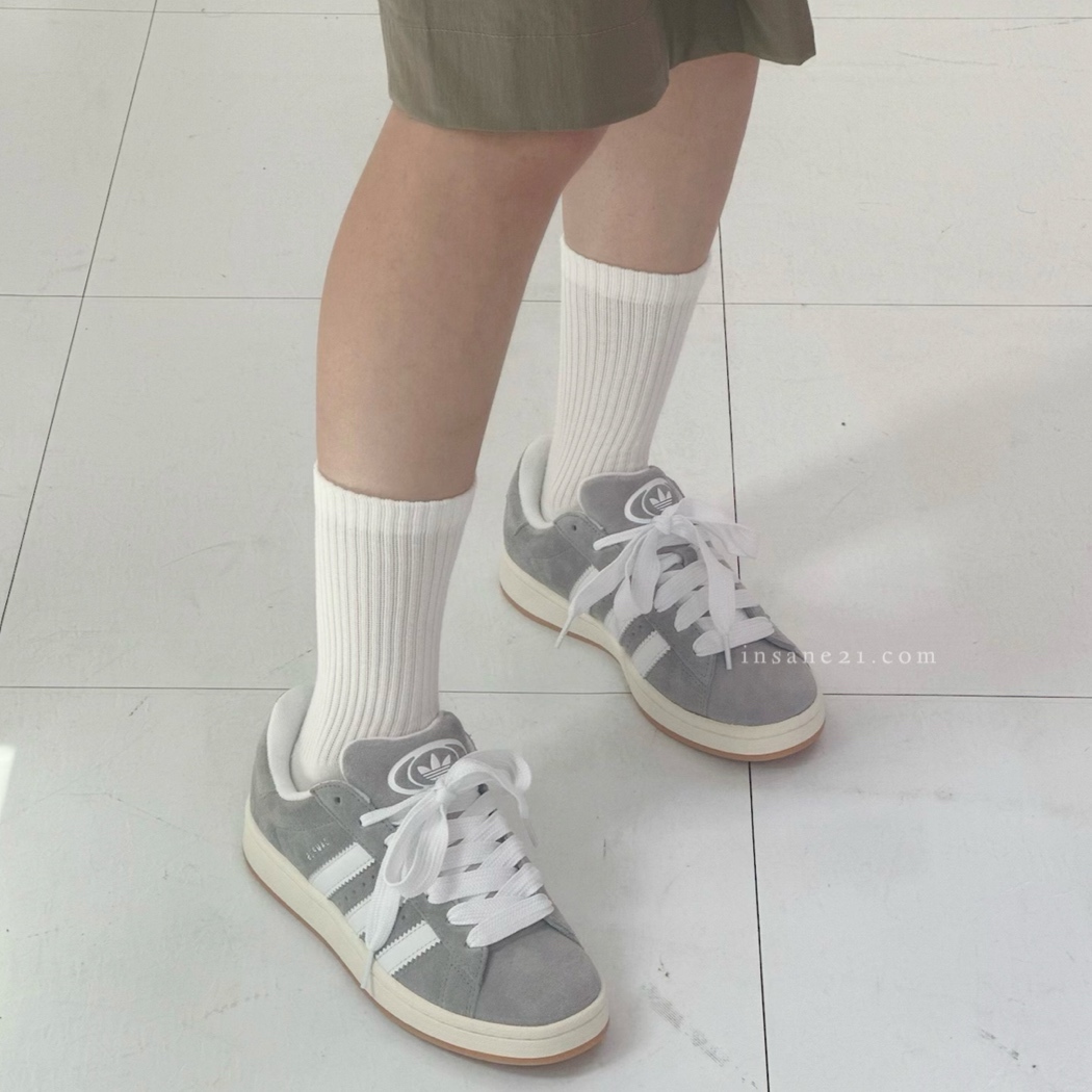 ADIDAS CAMPUS 00S 麂皮 奶油底 灰白 男女 休閒鞋 經典 復古 ORIGINALS  HQ8707