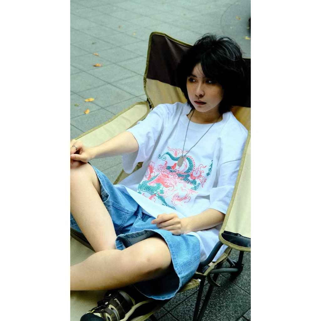 『Always_Good』生死有命 富貴在天 印花 短TEE