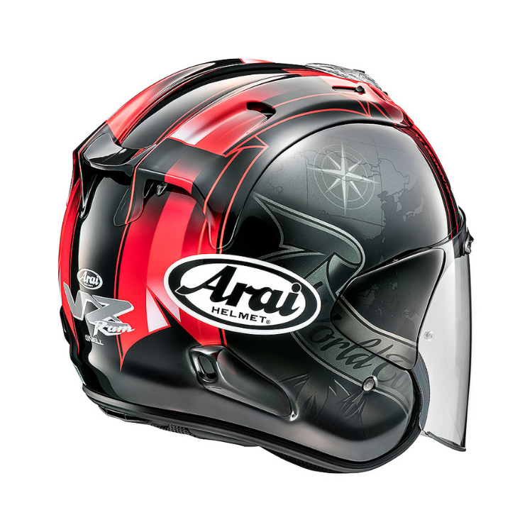 ARAI VZ-RAM HARADA TOUR BLACK 黑地圖