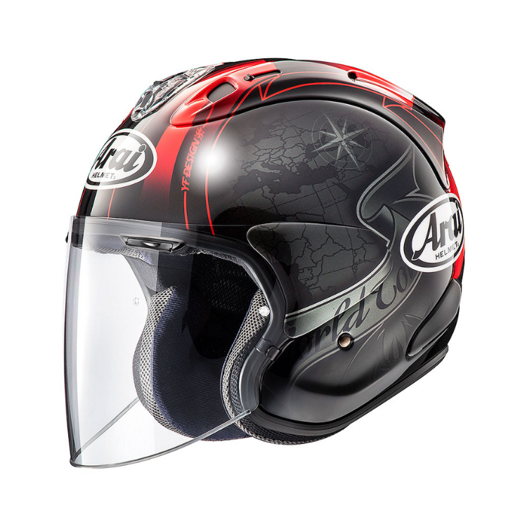 ARAI VZ-RAM HARADA TOUR BLACK 黑地圖