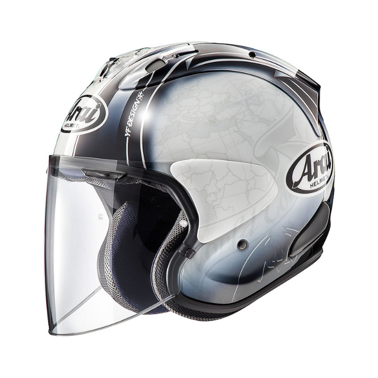 ARAI VZ-RAM HARADA TOUR WHITE 白地圖