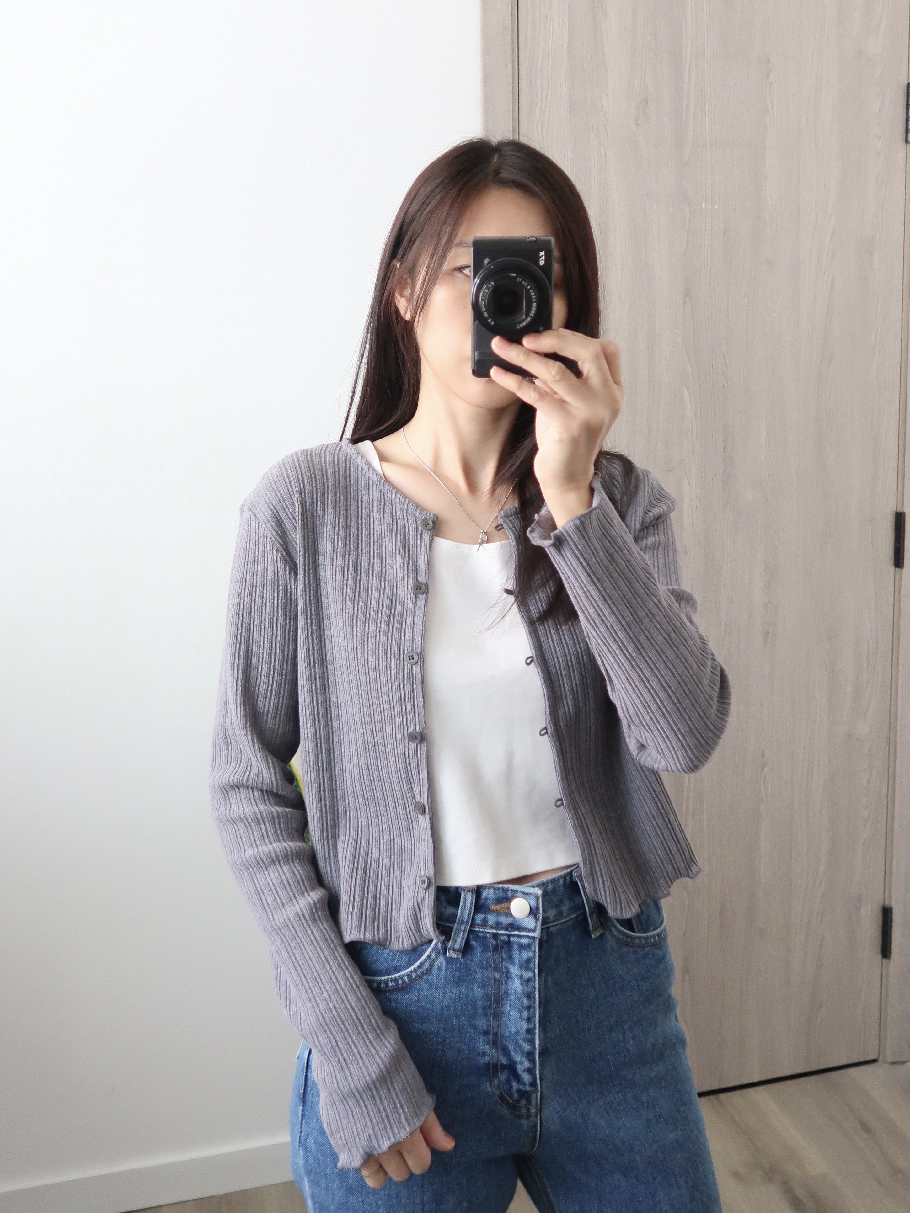 𝑺𝑨𝑳𝑬 三色間直紋彈性荷葉邊外套