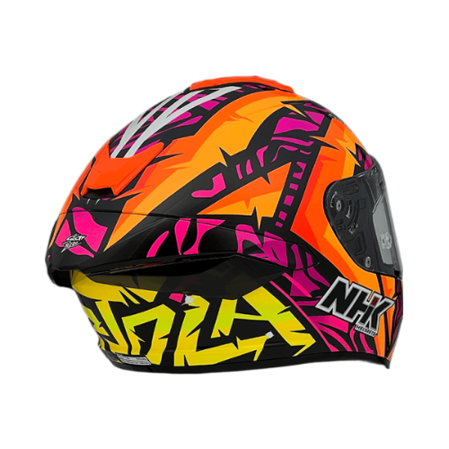 NHK K5R IO48#4 (Ivan Ortola) 亮面黑橘紫 選手彩繪 全罩式 透氣