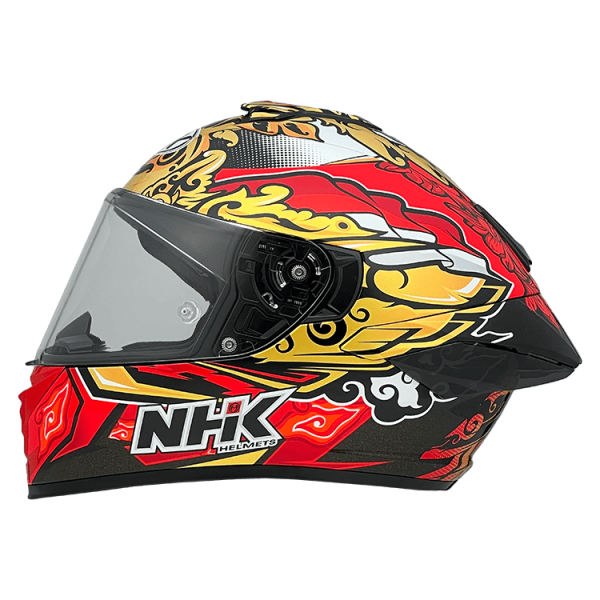 NHK K5R IO48#6 印尼站 (Ivan Ortola) 亮面黑紅 選手彩繪 全罩式 透氣